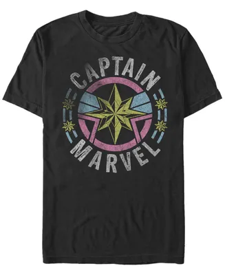 Fifth Sun Men's 90's Captain Marvel Short Sleeve Crew T-shirt