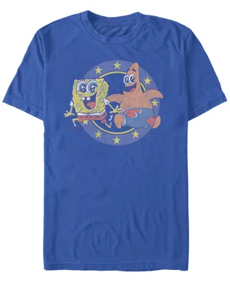 Fifth Sun Men's SpongeBob Patrick Short Sleeve Crew T-shirt