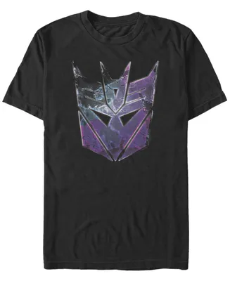 Fifth Sun Men's Decepticon Badge Short Sleeve Crew T-shirt