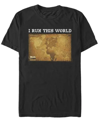 Fifth Sun Men's I Run This World Short Sleeve Crew T-shirt
