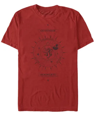 Fifth Sun Men's Celestial Gryffindor Short Sleeve Crew T-shirt
