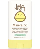 Sun Bum Baby Bum Spf 50 Mineral Sunscreen Face Stick, 0.45 oz.