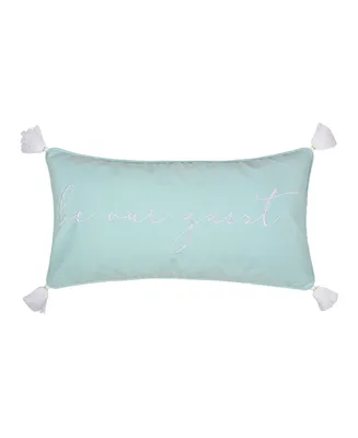 Levtex Alita Be Our Guest Decorative Pillow, 12" x 24"
