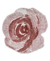 Avanti Spring Garden Peony Shaped Cotton Bath Rug, 20" x 30"