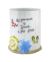 Avanti Beach Mode Flip-Flop Motif Resin Wastebasket