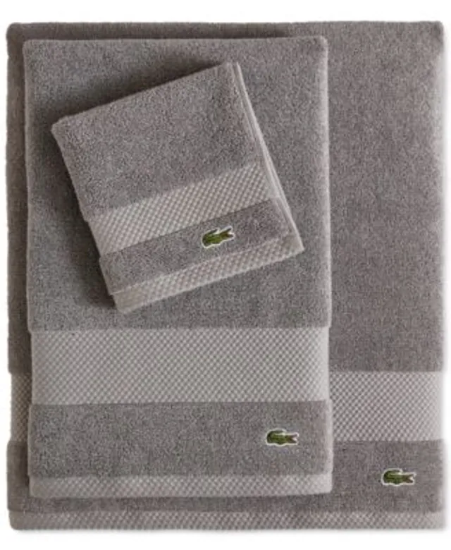 Lacoste Heritage Anti-Microbial Supima Cotton 6 Piece Bundle Towel Set