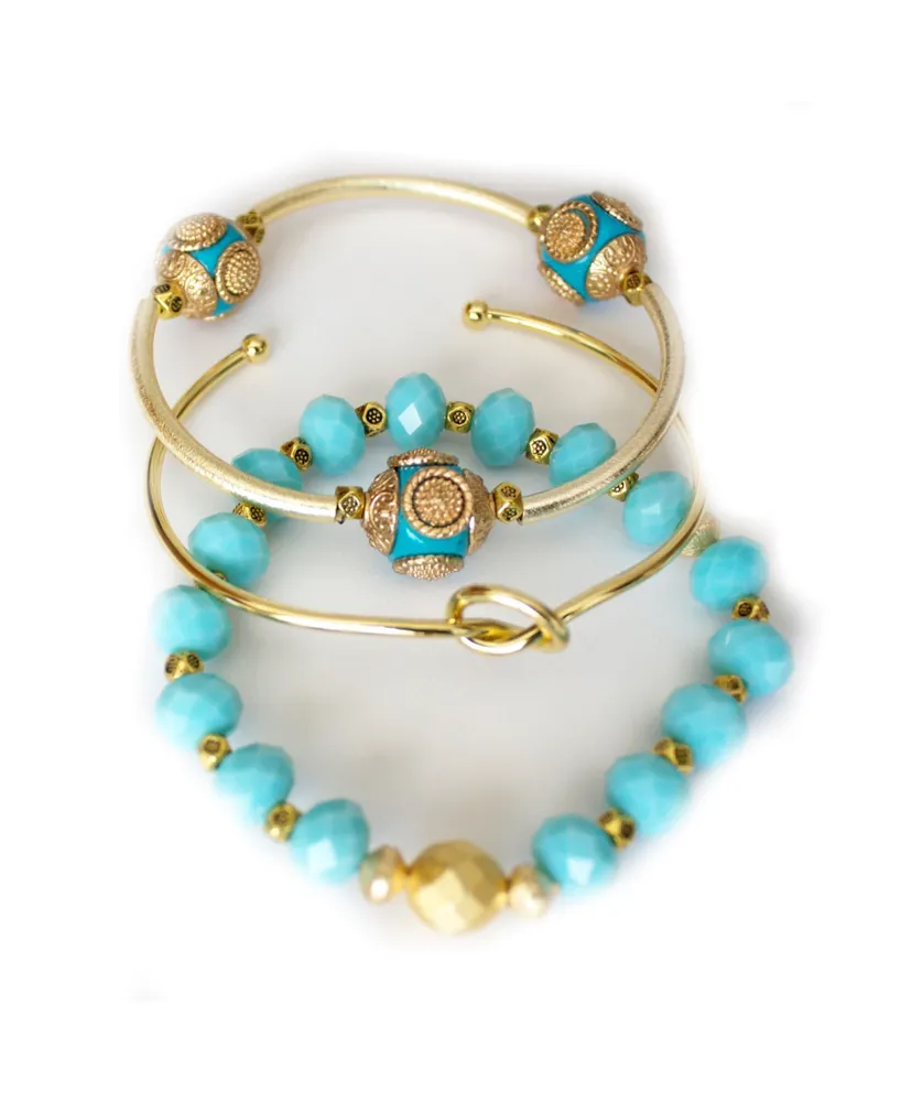 Women's Tiffani Bracelet Set, 3 Pieces