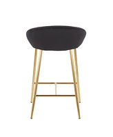 Matisse Velvet Counter Stool - Set of 2