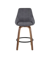 Diana Corduroy Counter Stool - Set of 2