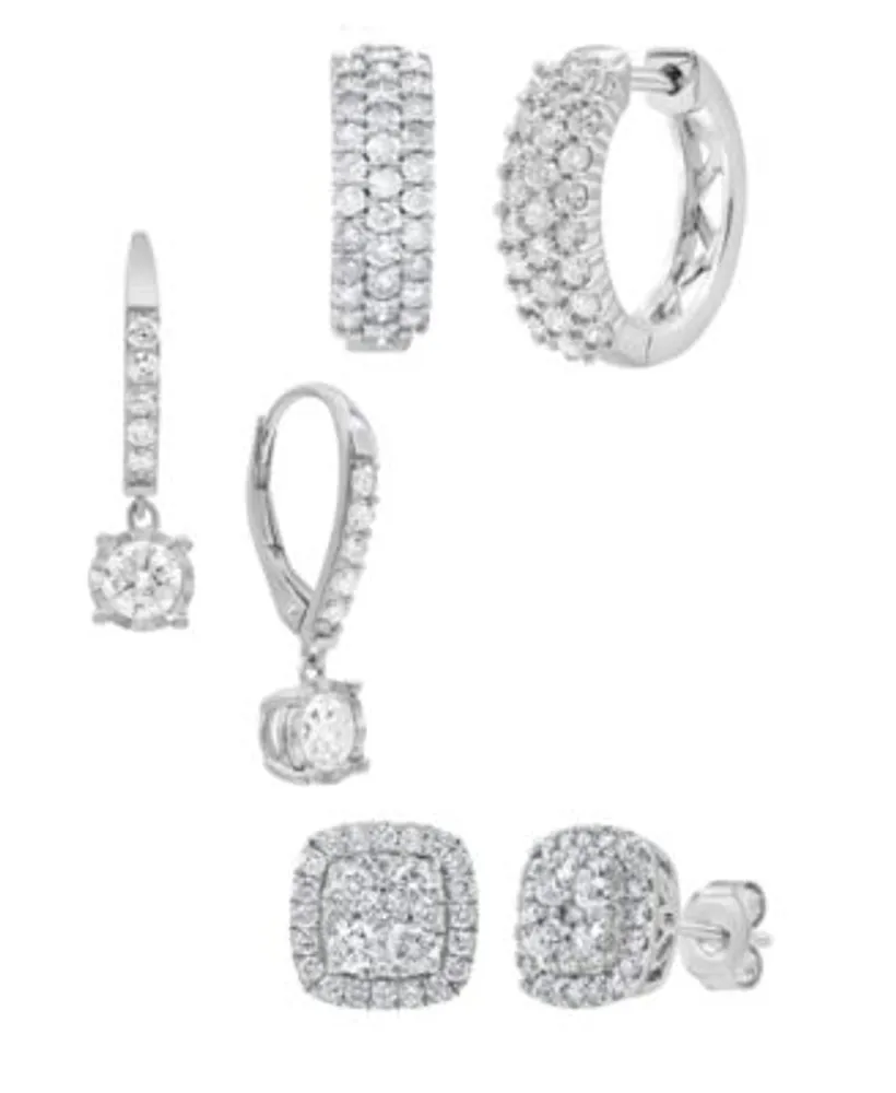 Diamond Earring Collection 1 Ct. T.W. In 14k White Gold