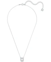 Swarovski Rhodium-Plated Millenia Pendant Necklace, 15" + 2" extender