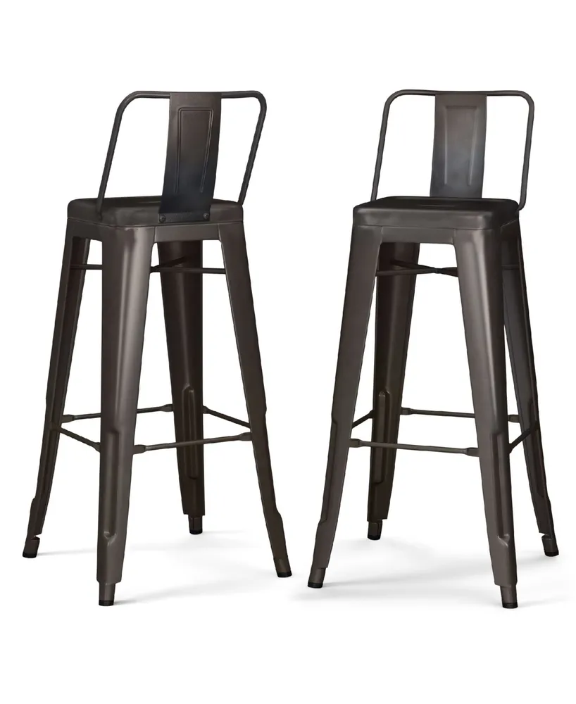 Rayne Metal Bar Stool, Set of 2