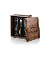 Harry Potter Deathly Hallows Beverage Glass Gift Set, 6 Pieces