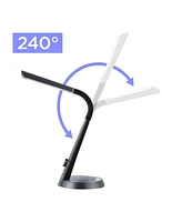 Milton Aluminum Contemporary Minimalist Adjustable Head Dimmable Usb Charging Led Task Lamp