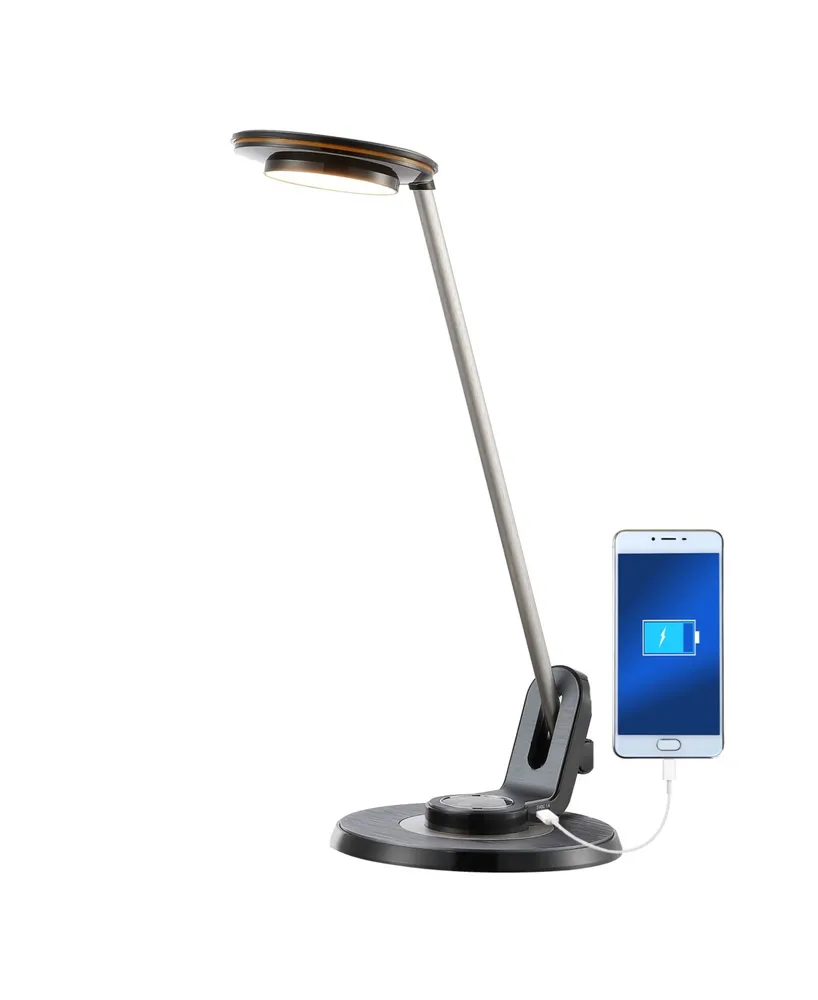 Dixon Aluminum Contemporary Minimalist Adjustable Dimmable Usb Chargning Led Task Lamp