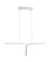 Ali 34.5" Dimmable Adjustable Integrated Led Linear Pendant