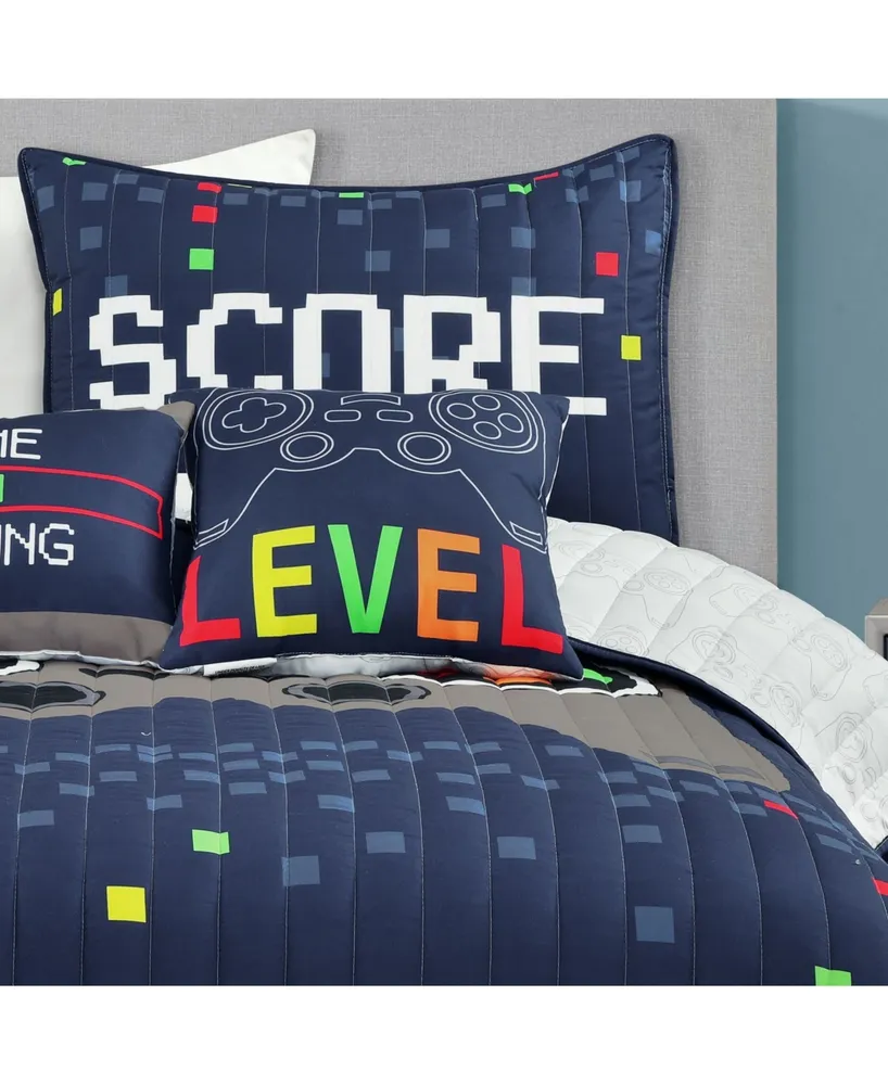 Lush Decor Video Games Piece Quilt Set for Kids