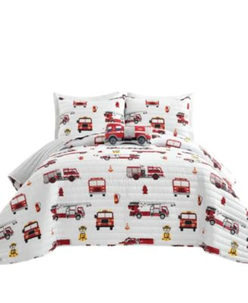 Lush Decor Fire Truck Bedding Collection