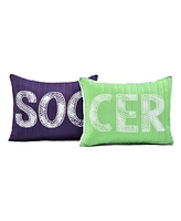 Lush Decor Kids Girls Soccer Kick 5-Pc. Quilt Set, Full/Queen