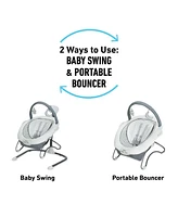 Graco Soothe 'n Sway Lx Baby Swing with Portable Bouncer