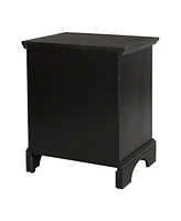 Osp Home Furnishings Modern Mission 2 Drawer Nightstand with Tray