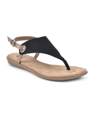 White Mountain Women's London Thong Flat Sandals