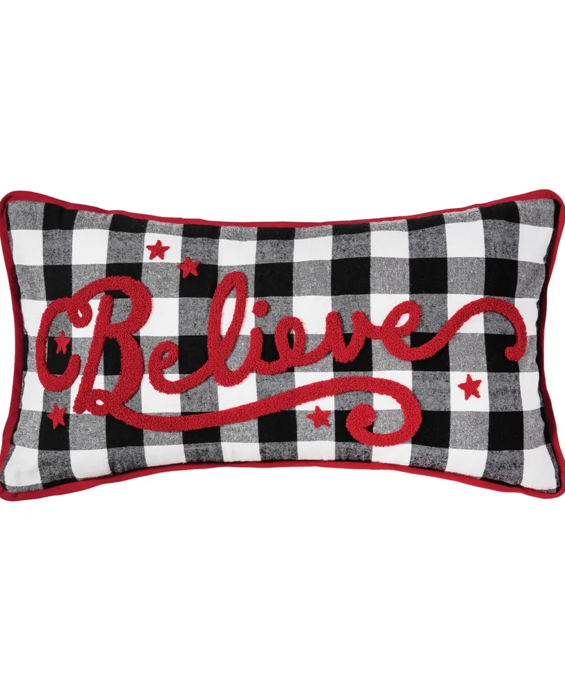 C&F Home Franklin Farm Believe Pillow, 12" x 24"