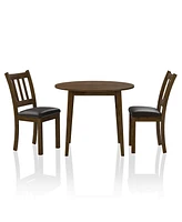 Hedgecrow Round 3-Piece Dining Table Set