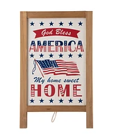 Glitzhome Patriotic Floor Decor