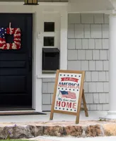 Glitzhome Patriotic Floor Decor