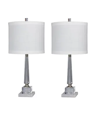 Fangio Lighting Tapered Table Lamps, Set of 2