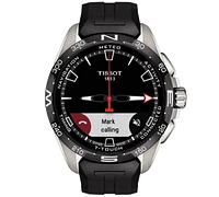 Tissot Men's Swiss T-Touch Connect Solar Rubber Strap Smart Watch 48mm