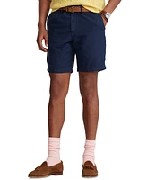 Polo Ralph Lauren Men's 8.5" Straight-Fit Linen Cotton Chino Shorts