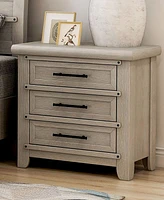 Carter 3-Drawer Nightstand