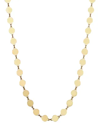 Giani Bernini Polished Disc Link 18" Chain Necklace, Created for Macy's