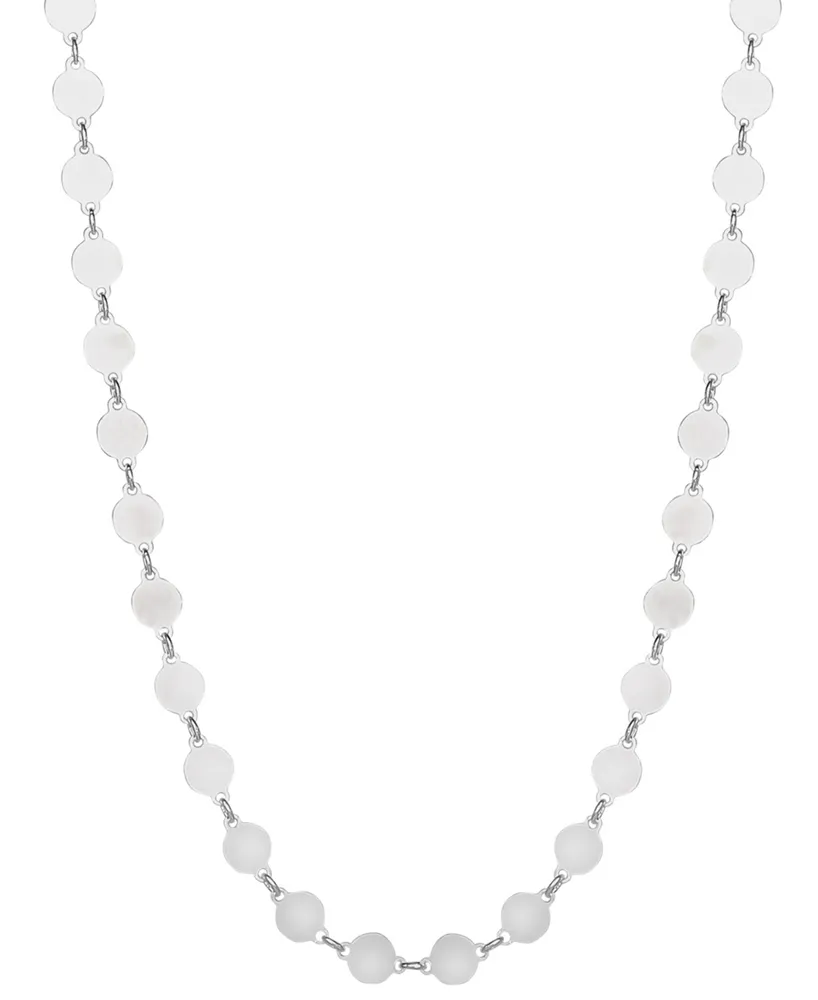 Giani Bernini Polished Disc Link 18" Chain Necklace, Created for Macy's