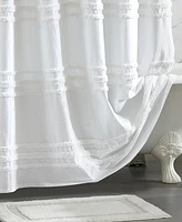 Dkny Chenille Stripe Shower Curtain, 72" x