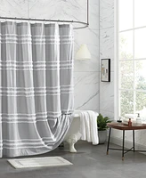 Dkny Chenille Stripe Shower Curtain, 72" x