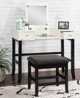 Linon Home Decor Janice Vanity Set, 2 Pieces