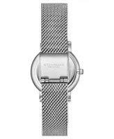 Women's Quartz Silver-Tone Mesh Bracelet Watch 29mm