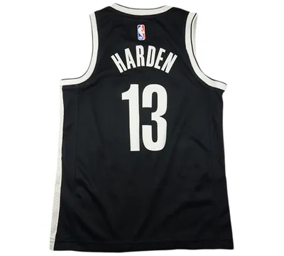 Outerstuff Brooklyn Nets Big Boys and Girls Icon Swingman Jersey - James Harden