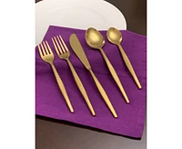 Vibhsa Flatware Gold 5 Piece Place Setting