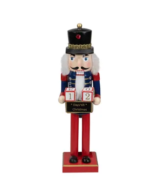 Northlight Christmas Nutcracker with Countdown Sign