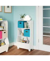 Kids Bookcase with Toy Organizer