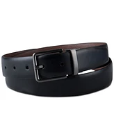 Calvin Klein Men's Reversible Textured Dress Belt, Created for Macy's