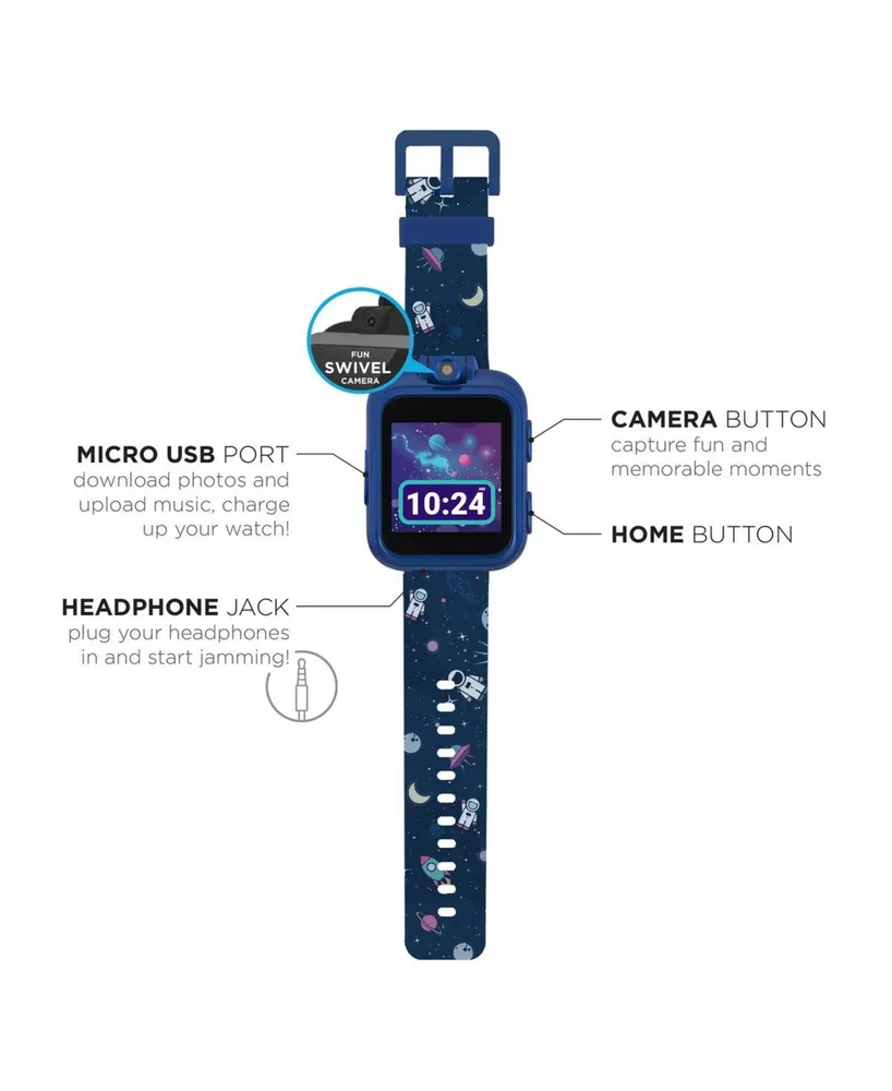 Kid's Playzoom 2 Spaceman Print Tpu Strap Smart Watch 41mm