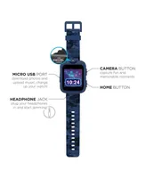 Kid's Playzoom 2 Blue Camouflage Print Tpu Strap Smart Watch 41mm
