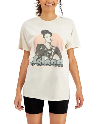 Love Tribe Juniors' Cotton Selena Graphic-Print T-Shirt