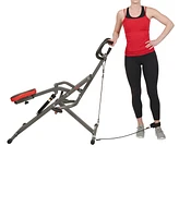 Sunny Health & Fitness Row-n-Ride Pro Squat Assist Trainer for Full Glute, Thigh, and Leg Workouts, Sf-A020052