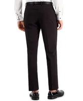 I.n.c. International Concepts Men's Slim-Fit Burgundy Solid Suit Pants, Created for Macy's